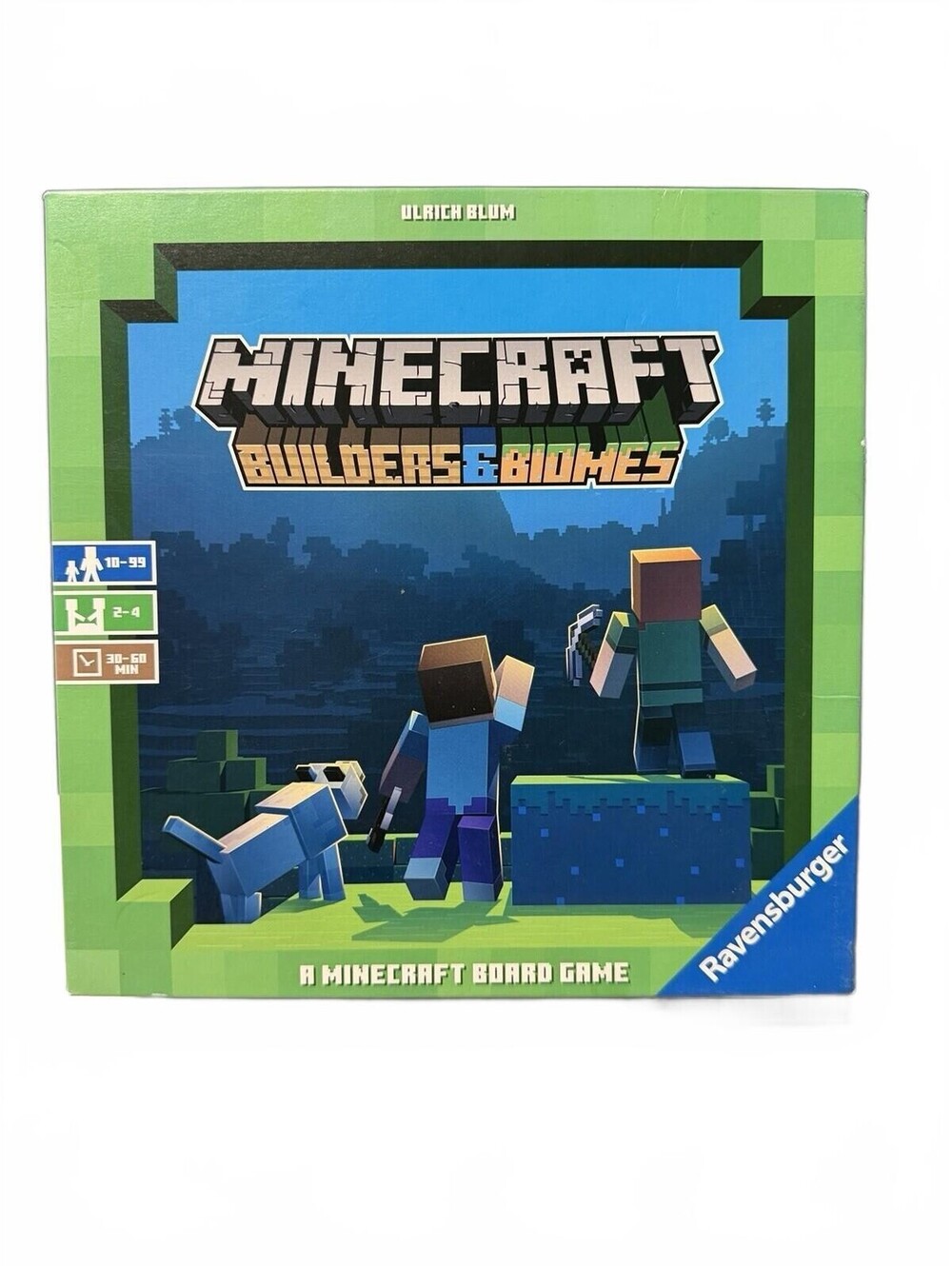 Minecraft Builders And Biomes Board Game Ravensburger - Used Complete